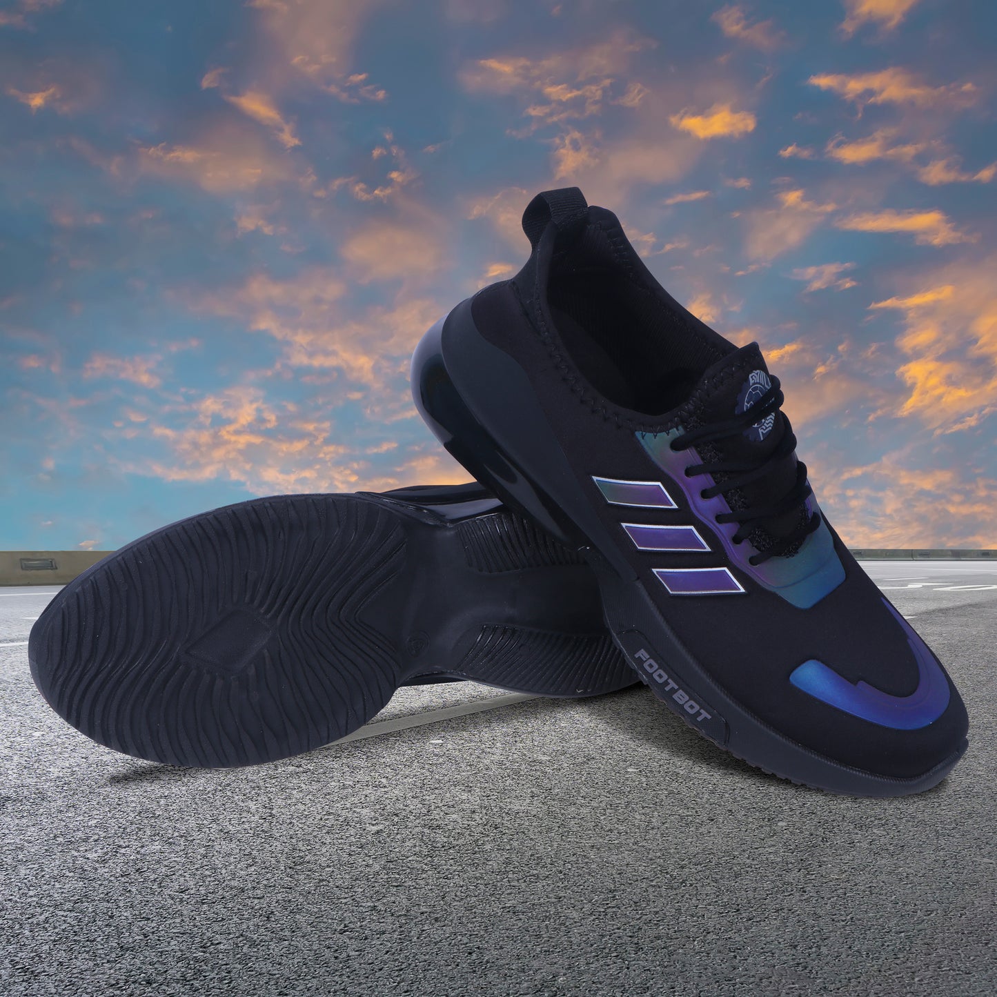 Running Shoes For Men Grey Power NI-01 Series