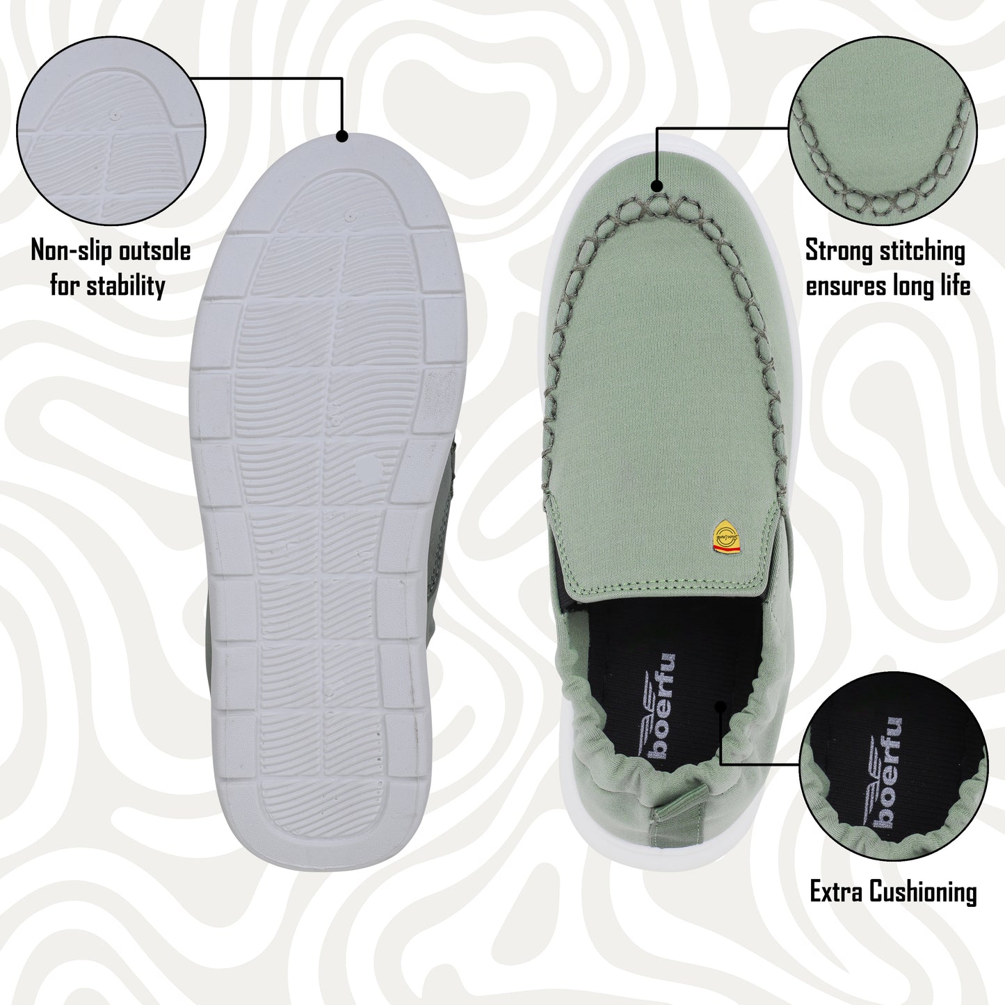 Ferrari green sneakers for men